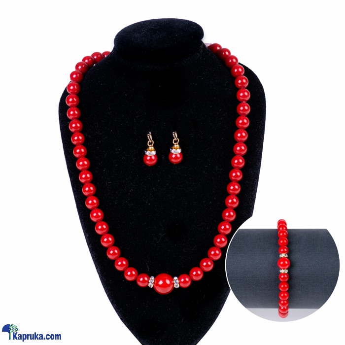 Stone N String Shell Pearl Jewelry Set GP957 Online at Kapruka | Product# stoneNS0418