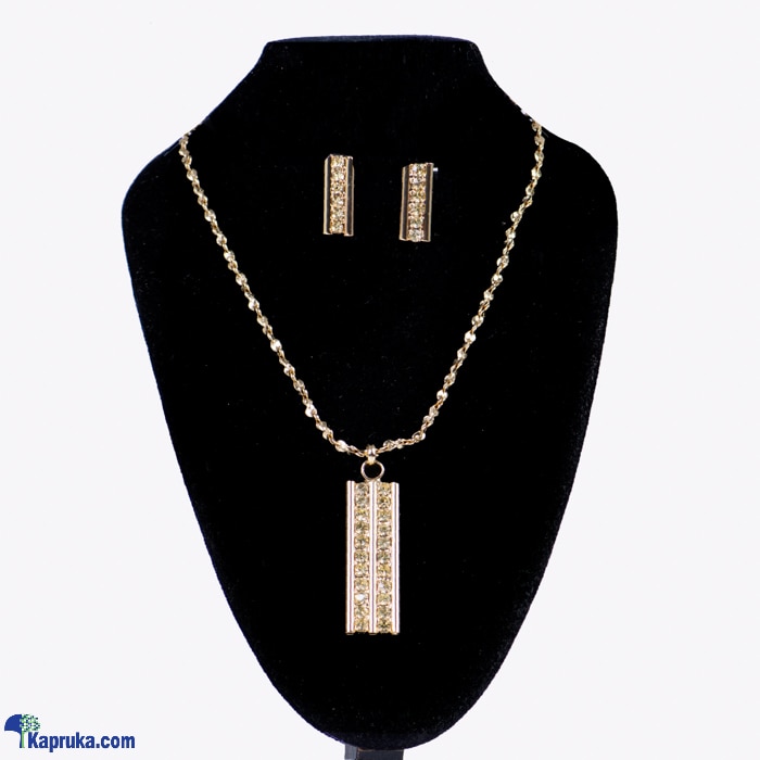 Stone N String Crystal Necklace Set AC1092 Online at Kapruka | Product# stoneNS0415