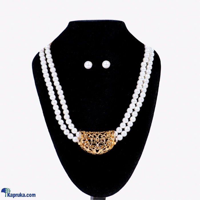 Stone N String Shell Pearl Jewelry Set GP958 Online at Kapruka | Product# stoneNS0410