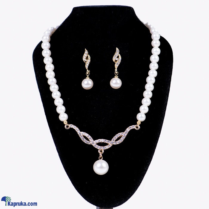 Stone N String Shell Pearl Jewelry Set GP967 Online at Kapruka | Product# stoneNS0406