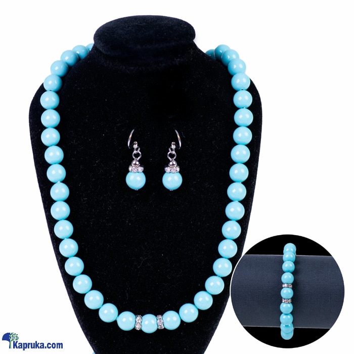 Stone N String Shell Pearl Jewelry Set GP971 Online at Kapruka | Product# stoneNS0431