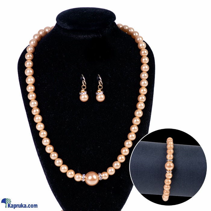 Stone N String Shell Pearl Jewelry Set GP952 Online at Kapruka | Product# stoneNS0395