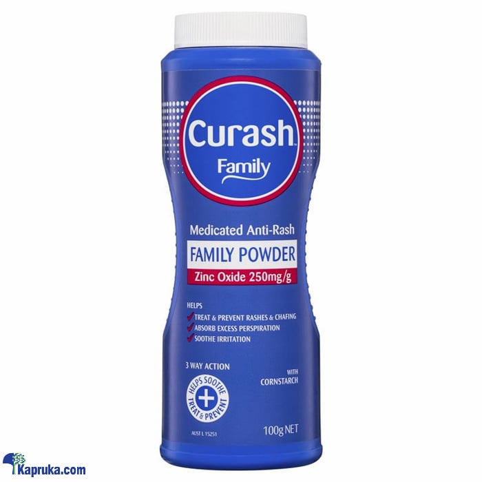 Curash Family Medicated Powder 100g Online at Kapruka | Product# pharmacy00615