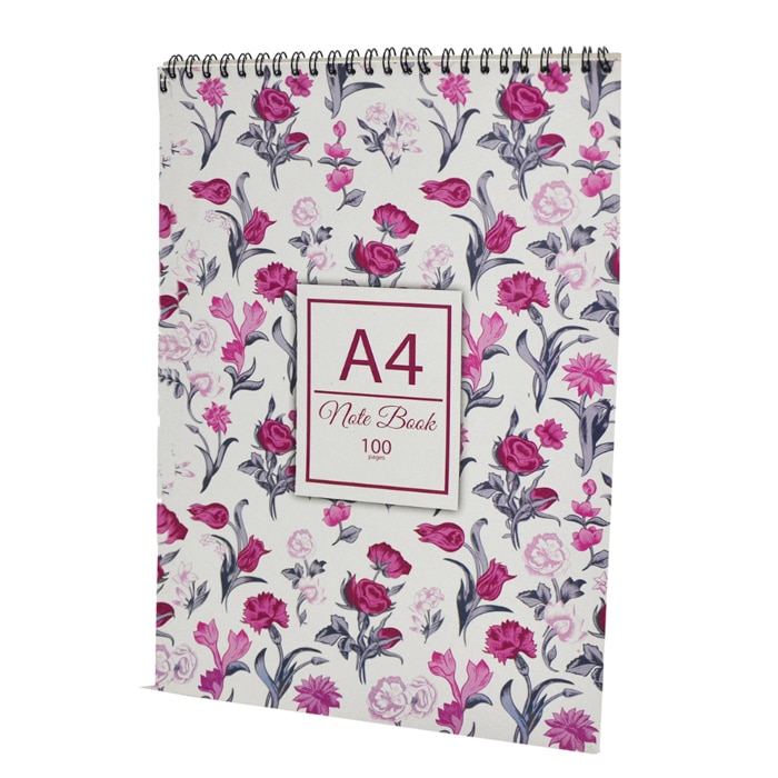 PANTHER - Note Pad A4 Top Spiral Ruled Pink And Purple Online at Kapruka | Product# childrenP01000