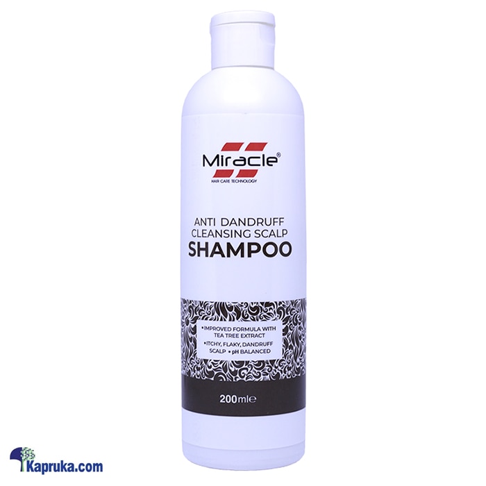 Miracle Anti Dandruff Scalp Cleansing Shampoo 200ml Online at Kapruka | Product# cosmetics001231