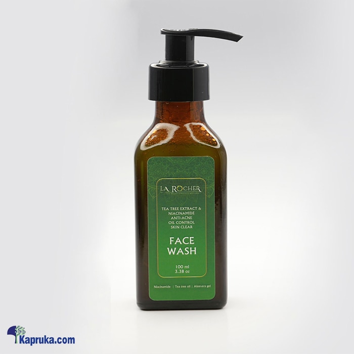 La Rocher Tea Tree Extract And Niacinamide Anti- Acne Oil Control Skin Clear Face Wash 100ml Online at Kapruka | Product# cosmetics001239