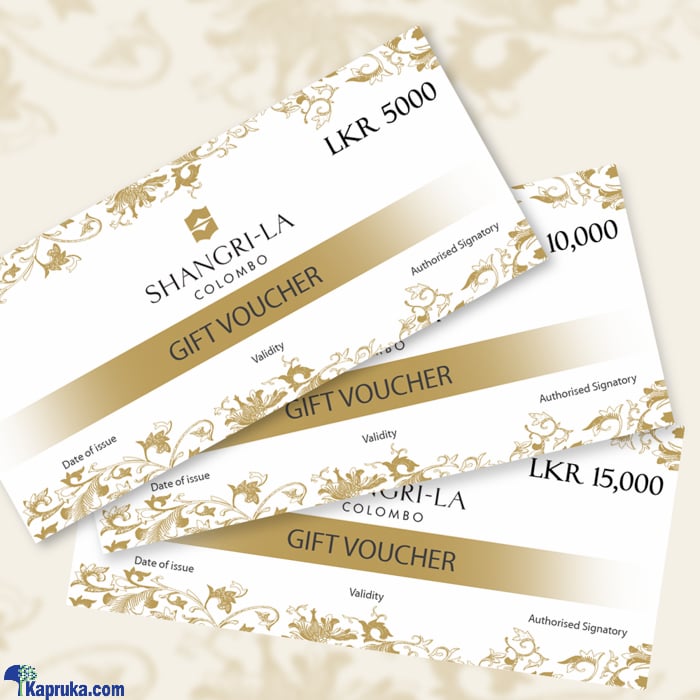 Shangri-La Gift Vouchers 5000 Online at Kapruka | Product# giftV00Z213_TC1