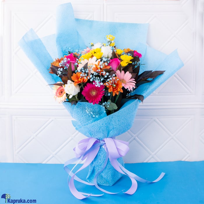 Floral Kaleidoscope Bouquet Online at Kapruka | Product# flowers00T1462