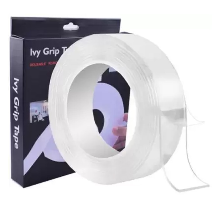 Two Way Tape, Double Sided Tape For Wall, Car, Carpet, Floors, 3mm Roll Of Thin Reusable, Heavy Duty Grip Tape, Safe Waterproof Tape, Strong Sticky Wa Online at Kapruka | Product# household00934
