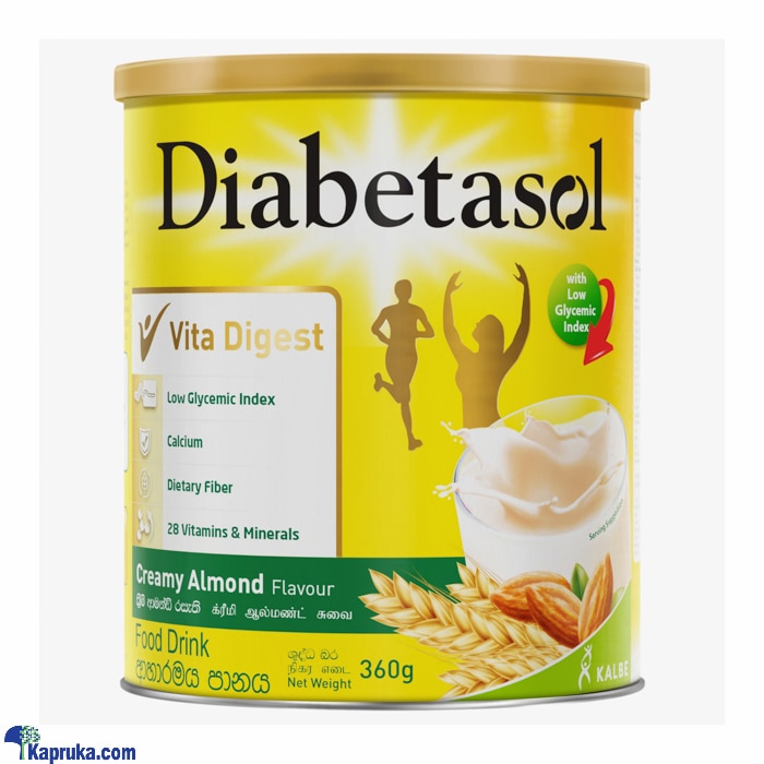 Diabetasol Creamy Almond Flavour 360g Online at Kapruka | Product# grocery002975