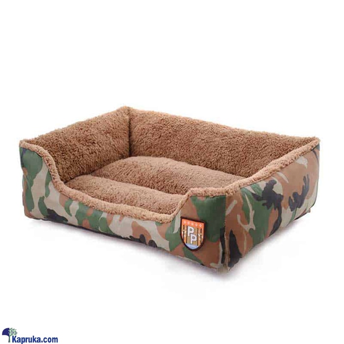 Camo Dog Cat Bed Bolster Pet Bed - SKU- PAW003 Online at Kapruka | Product# petcare00262