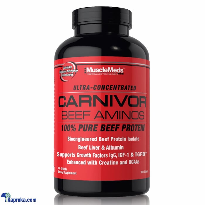 Musclemeds Carnivor Beef Amino 300 Tab Online at Kapruka | Product# pharmacy00636