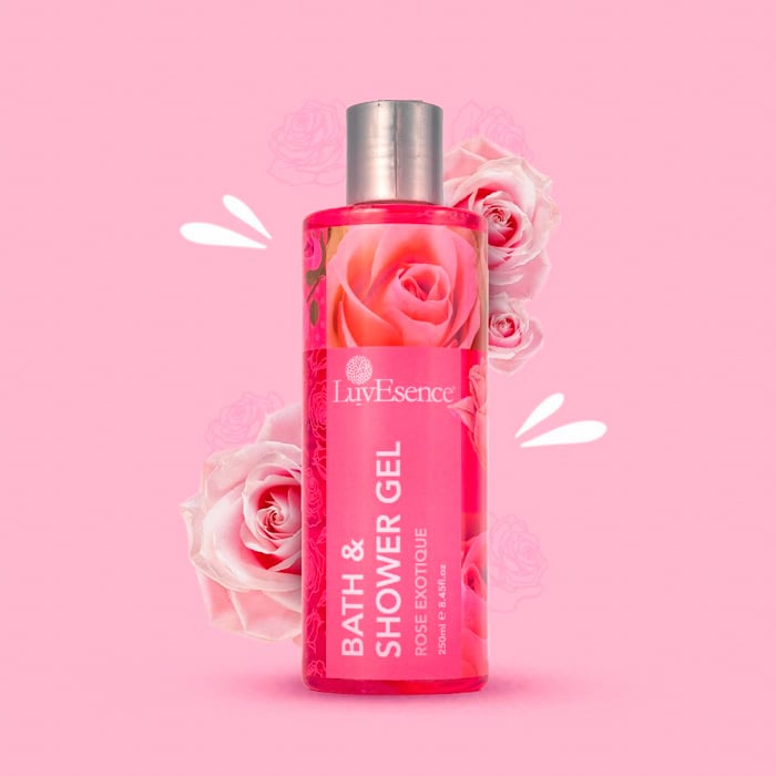 Luvesence Rose Exotique - Bath And Shower Gel 250ml Online at Kapruka | Product# cosmetics001266