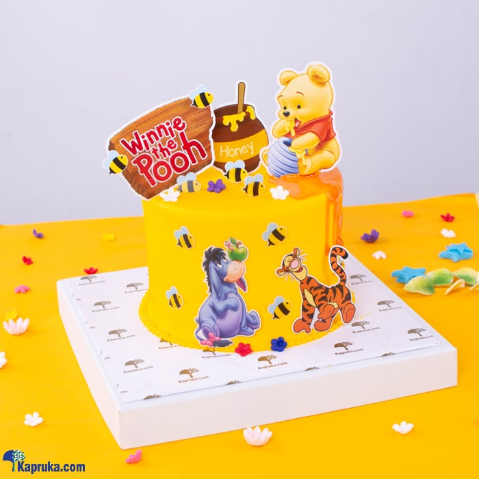 'winnie The Pooh' Ribbon Cake Online at Kapruka | Product# cake00KA001513
