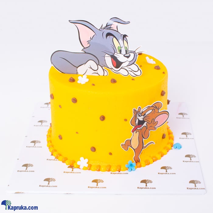 'tom And Jerry' Ribbon Cake Online at Kapruka | Product# cake00KA001511
