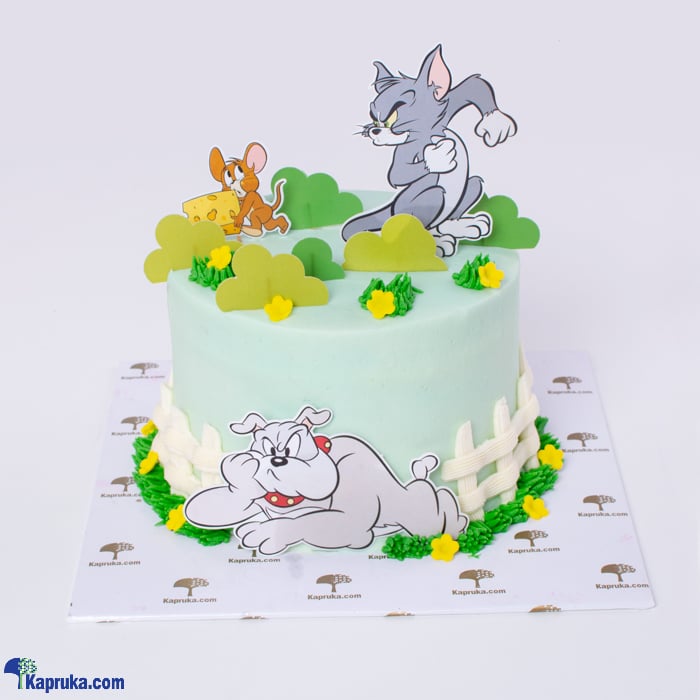 Tom's Tricky Treat Ribbon Cake Online at Kapruka | Product# cake00KA001509