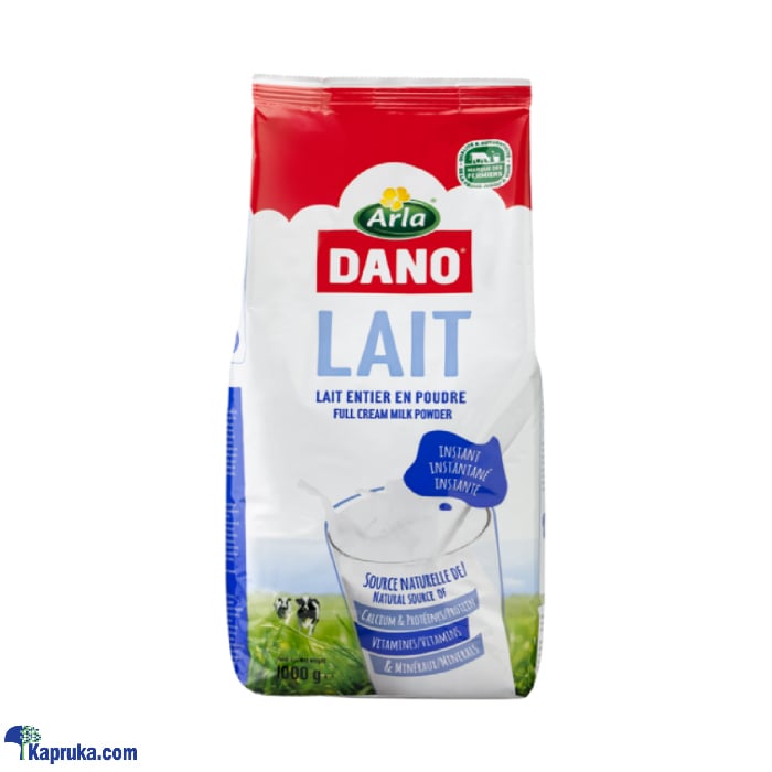 Arla Dano Instant Full Cream Milk Powder Foil Pack 1kg Online at Kapruka | Product# grocery002983