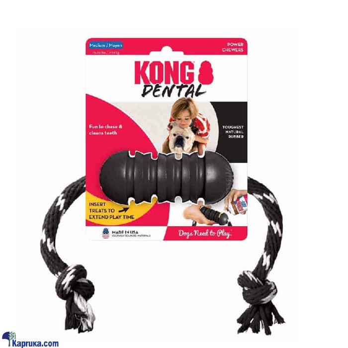 KONG Extreme Dental Toy With Rope ? Medium Online at Kapruka | Product# petcare00271