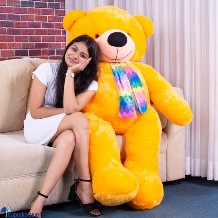 Golden Bear Hug Giant Teddy Bear 5.5ft Online at Kapruka | Product# softtoy00901