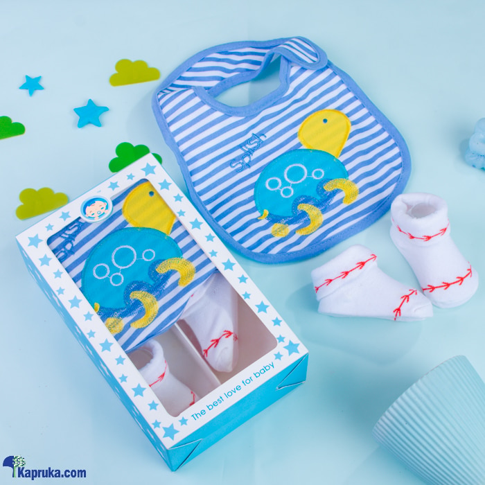 Bib With Shoe Socks - Tortise Theme Gift Pack Online at Kapruka | Product# babypack00817