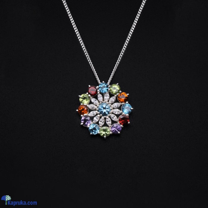 Tash Gem And Jewellery Multicolored Flower Necklace TS- KA3 Online at Kapruka | Product# jewelleryTGJ013