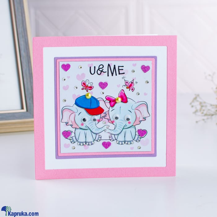 You And Me Handmade Greeting Card Online at Kapruka | Product# greeting00Z2189