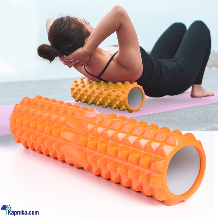 Foam Roller, Medium Density Deep Tissue Massager For Muscle Massage And Myofascial Trigger Point Release, Orange Online at Kapruka | Product# sportsItem00242