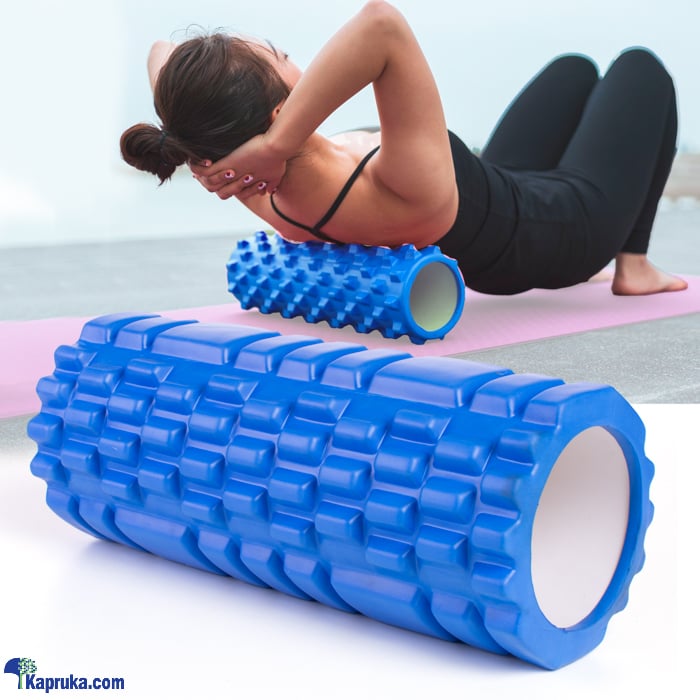 Foam Roller, Medium Density Deep Tissue Massager For Muscle Massage And Myofascial Trigger Point Release, Blue Online at Kapruka | Product# sportsItem00243
