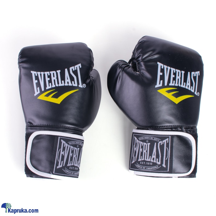 Everlast Black Colour Boxing Gloves/ Fight Boxing Gloves Lace - Size 8 Online at Kapruka | Product# sportsItem00249_TC1