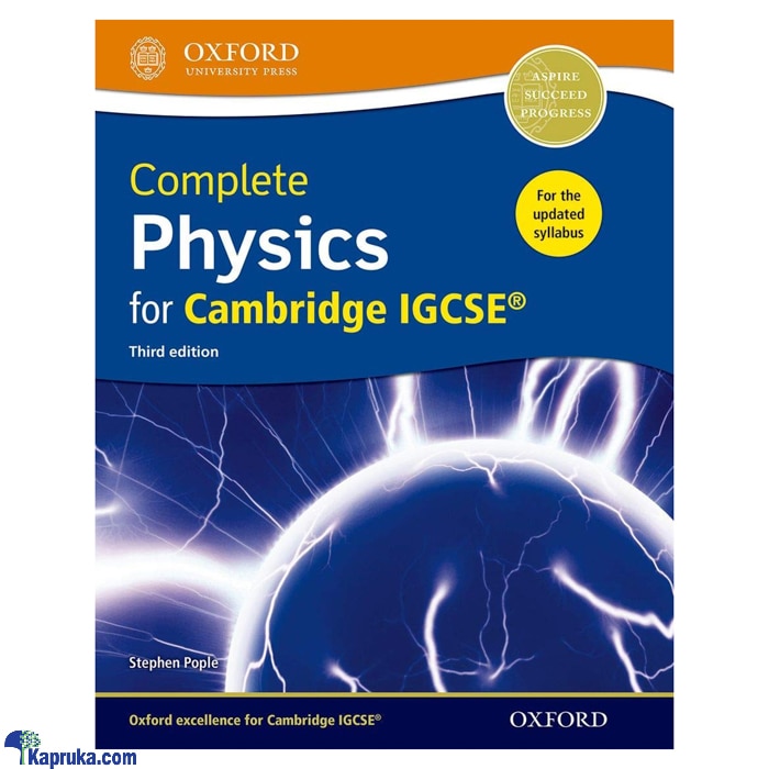 Complete Physics For Cambridge IGCSE- 3rd Edition - 9780198399179 (BS) Online at Kapruka | Product# book001291