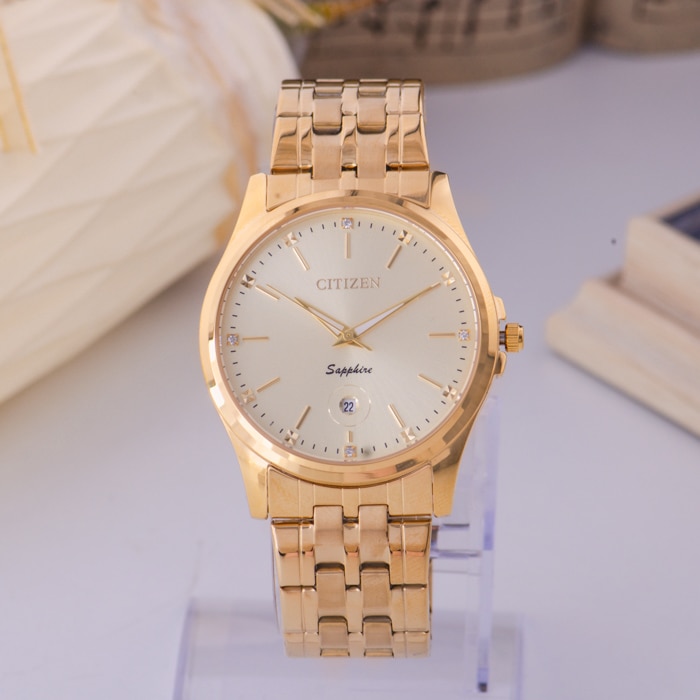 Citizen Sapphire Gent's Gold Watch Online at Kapruka | Product# jewelleryW001262