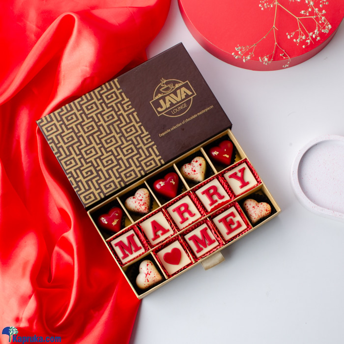 Java 'marry Me' 15 Pieces Chocolate Box Online at Kapruka | Product# chocolates001524