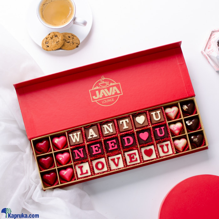 Java Love Essential Trio 30 Pieces Chocolate Box Online at Kapruka | Product# chocolates001521