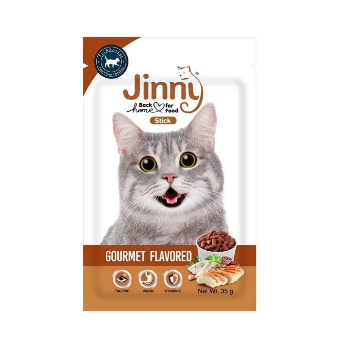 Jinny Cat Food Stick Gourmet Flavoured 35g - JINNYGOUR- 35G Online at Kapruka | Product# petcare00290