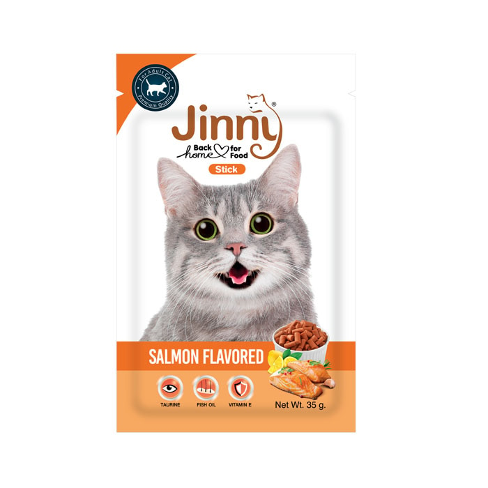 Jinny Stick Cat Food Salmon Flavoured 35g - JINNYSALM- 35G Online at Kapruka | Product# petcare00289