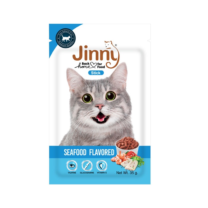 Jinny Cat Food Stick Seafood Flavoured 35g - JINNYSEAF- 35G Online at Kapruka | Product# petcare00288
