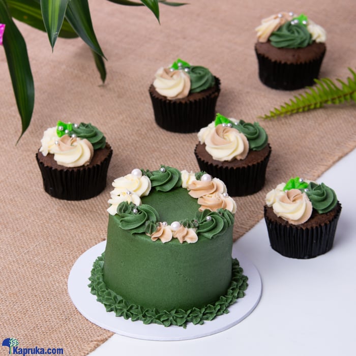 Greenery Bliss Cake - Chocolate Mini ,bento Cake Online at Kapruka | Product# cake00KA001534