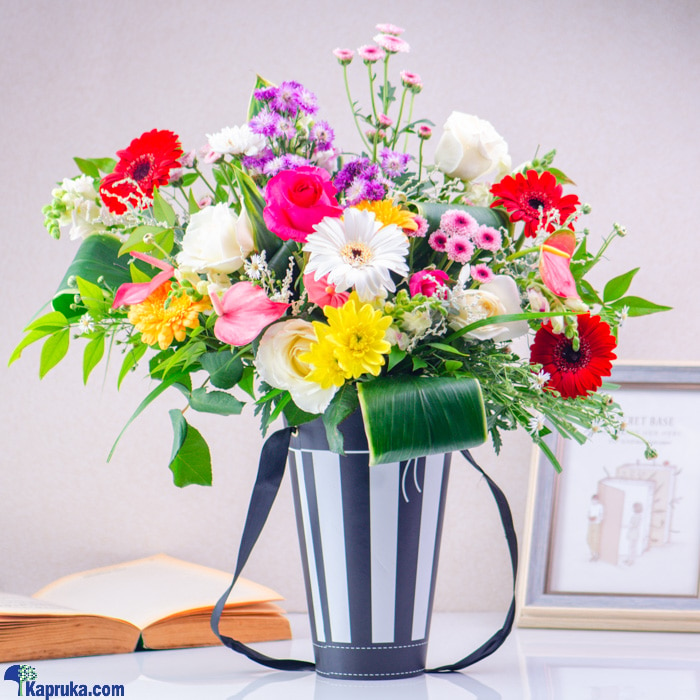 Bloom Fusion Symphony Vase Online at Kapruka | Product# flowers00T1479