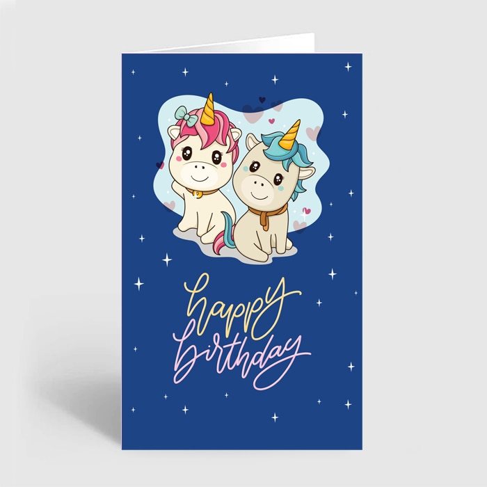 Happy Birthday Unicorn Greeting Card Online at Kapruka | Product# greeting00Z2244