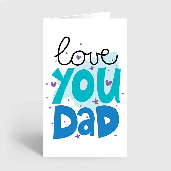 Love You Dad Greeting Card Online at Kapruka | Product# greeting00Z2255