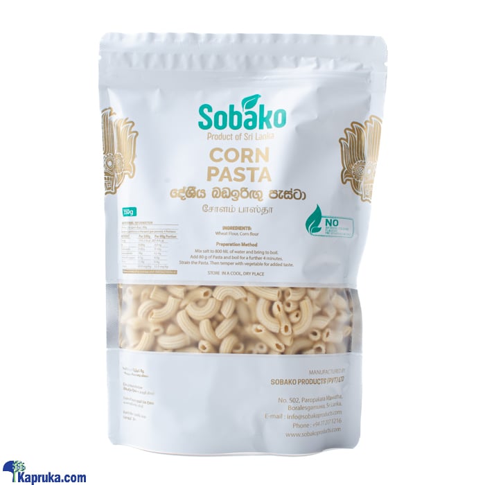 Sobako Corn Pasta - 350g ( Healthy Food Sri Lanka ) Online at Kapruka | Product# grocery003012
