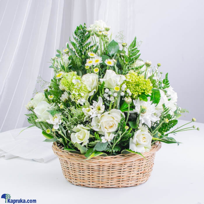 Serene Sympathy Funeral Floral Arrangement Online at Kapruka | Product# flowers00T1487