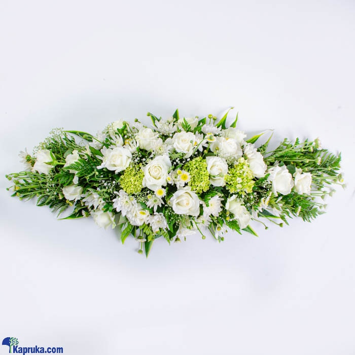 Casket Of Sympathies Funeral Flower Arrangement Online at Kapruka | Product# flowers00T1486