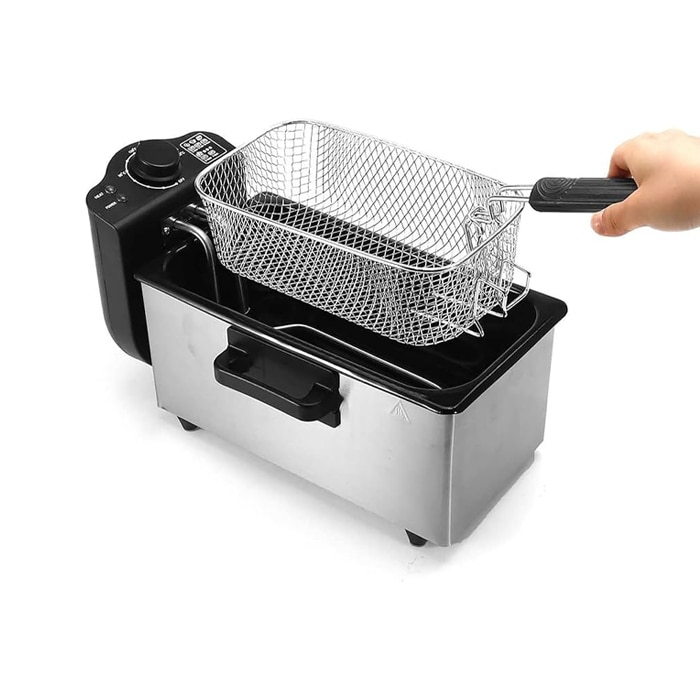Electric Stainless Steel Chip Fryer- Electric Single Chicken Frying Machine Online at Kapruka | Product# elec00A5321