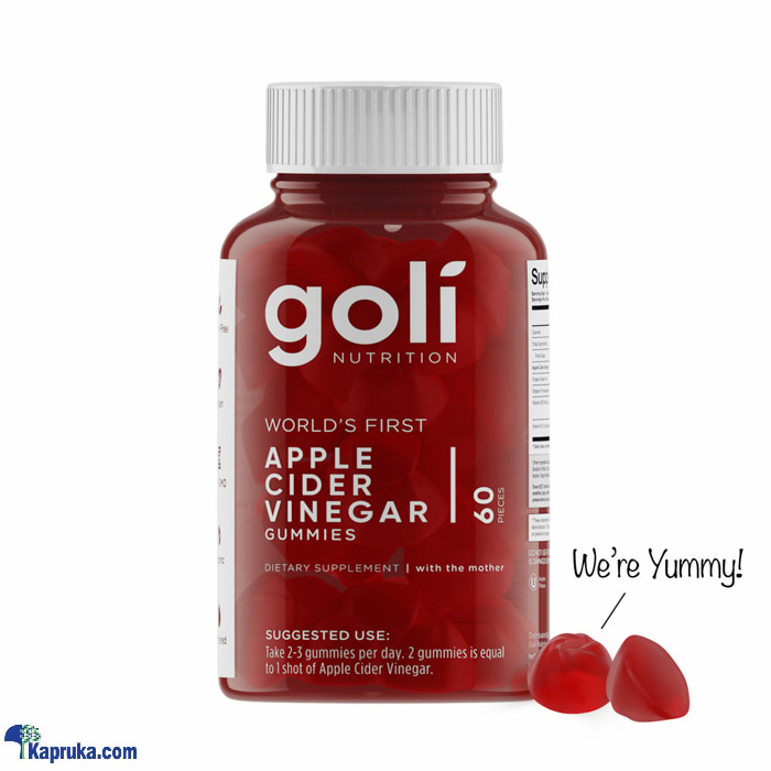 Goli Apple Cider Vinegar Gummy 60pcs Online at Kapruka | Product# pharmacy00680