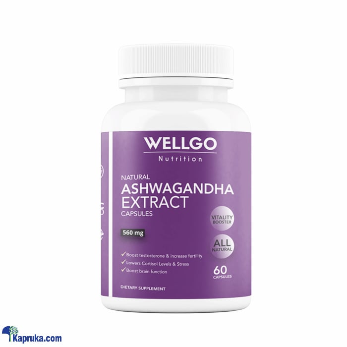 Ashwagandha Extract Capsules 60pcs Online at Kapruka | Product# pharmacy00679
