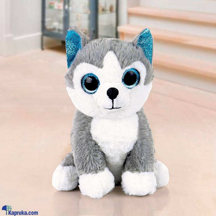 Luna The Husky - 9 Inches Grey Cute Dog Online at Kapruka | Product# softtoy00934