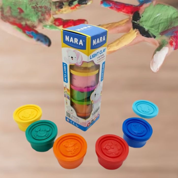 Clay Play Dough 6 Pastel Colours 120g (ITEM NO LC- 120- 6 (P)) Online at Kapruka | Product# childrenP01028