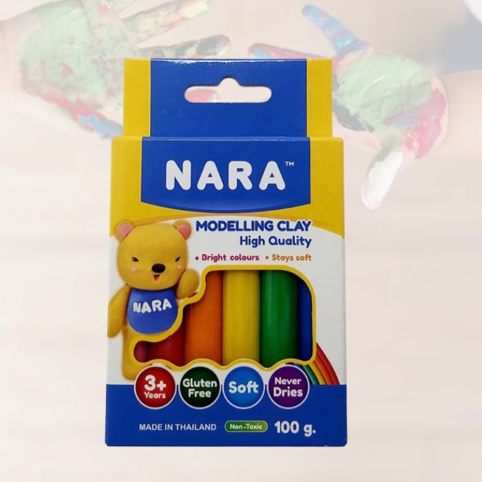 Clay 6 Colours Round Sticks 100g Paper Box - MDG Online at Kapruka | Product# childrenP01032