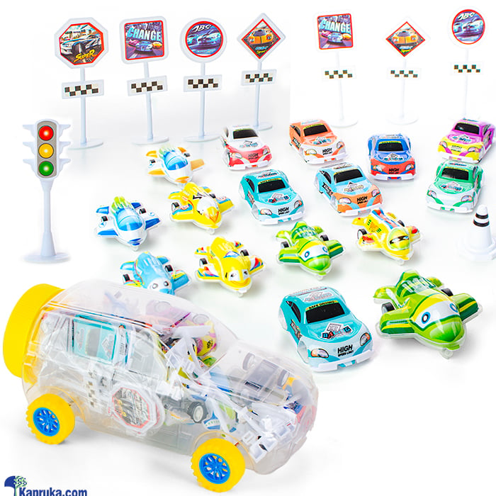 Kids Mini Car Collection - 16 Mini Pull Back Toy Vehicles In A Big Car Bottle - Birthday Gift For Boys And Girls Online at Kapruka | Product# kidstoy0Z1521